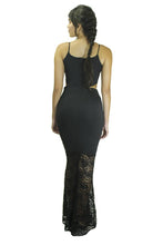 Carregar imagem no visualizador da galeria, Vestido Longo de Renda com Alcinha e Detalhe na Cintura