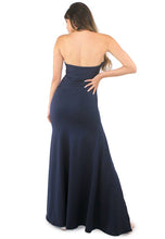 Carregar imagem no visualizador da galeria, Vestido Longo Costa Nua Com Fenda