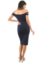 Carregar imagem no visualizador da galeria, Vestido Midi Ombro a Ombro