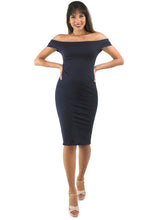 Carregar imagem no visualizador da galeria, Vestido Midi Ombro a Ombro