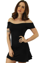 Carregar imagem no visualizador da galeria, Vestido Babado Peplum Ombro a Ombro Panicat