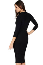 Carregar imagem no visualizador da galeria, Vestido Midi Tubinho Social